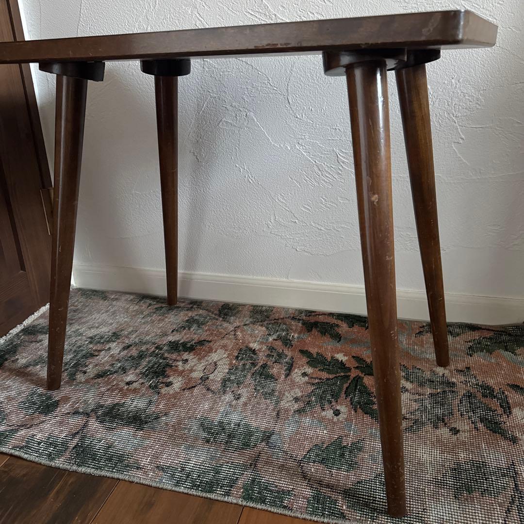 イギリスアンティーク　コーヒーテーブル　木製サイドテーブル　イギリスヴィンテージ