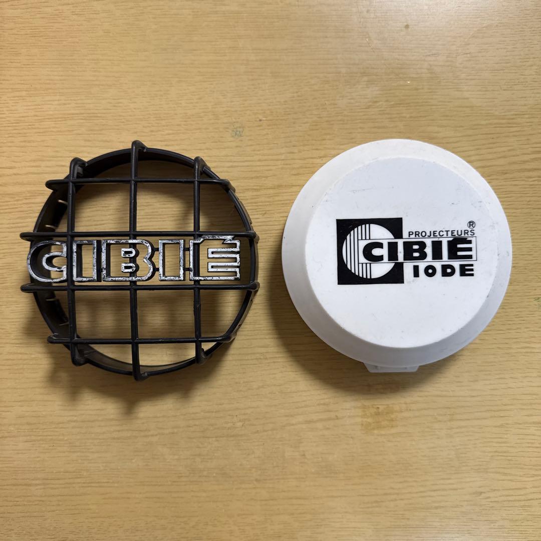 当時物 CIBIE ジビエ フォグランプ ストーンガード ライトカバー 130
