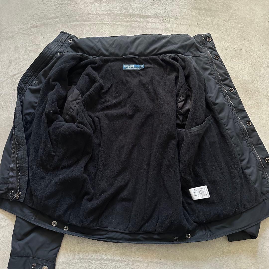 K*T様 90s ラルフローレン ウォームアップジャケット ブラック 裏フリース