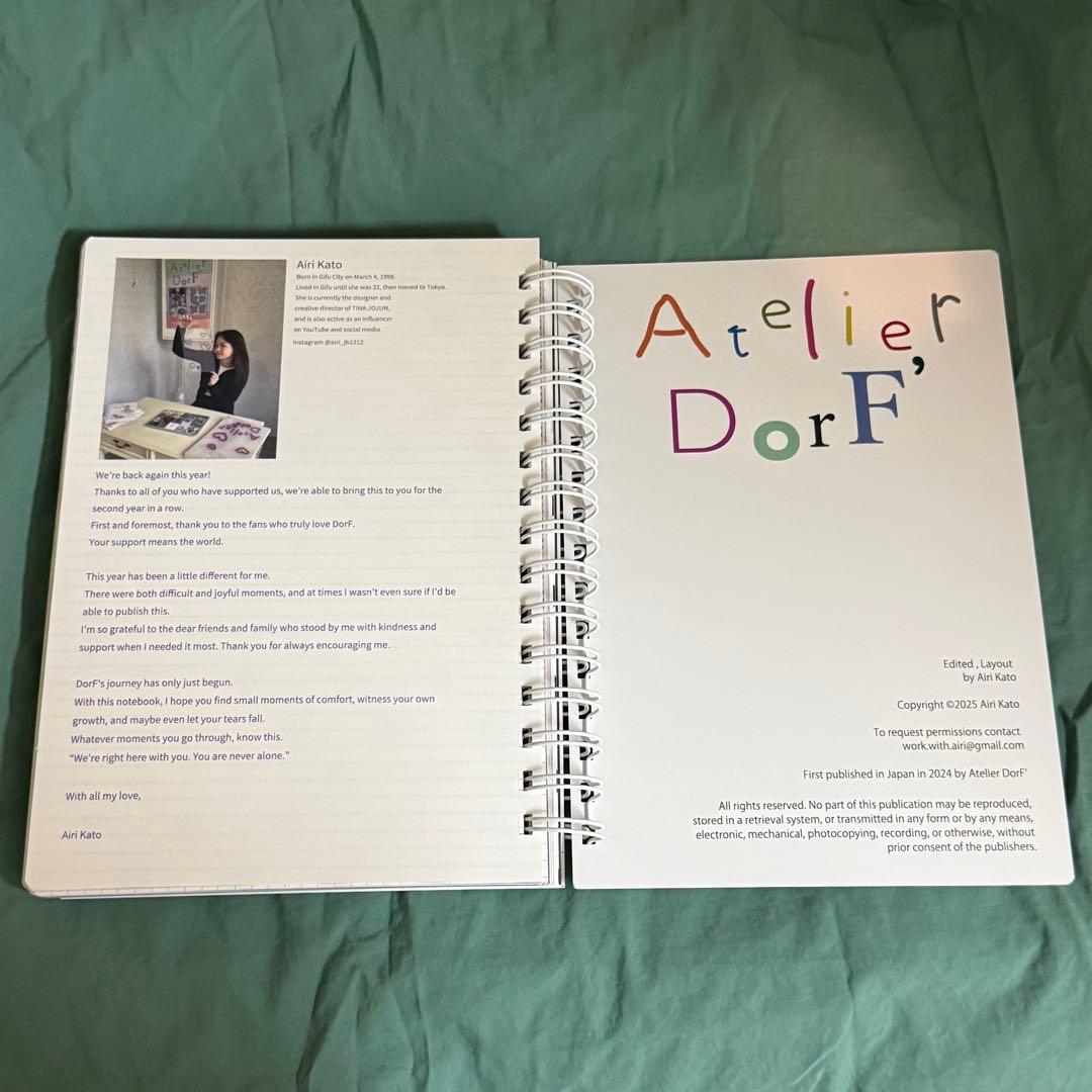 カレンダー・スケジュール Atelier DorF 2026 Diary A5