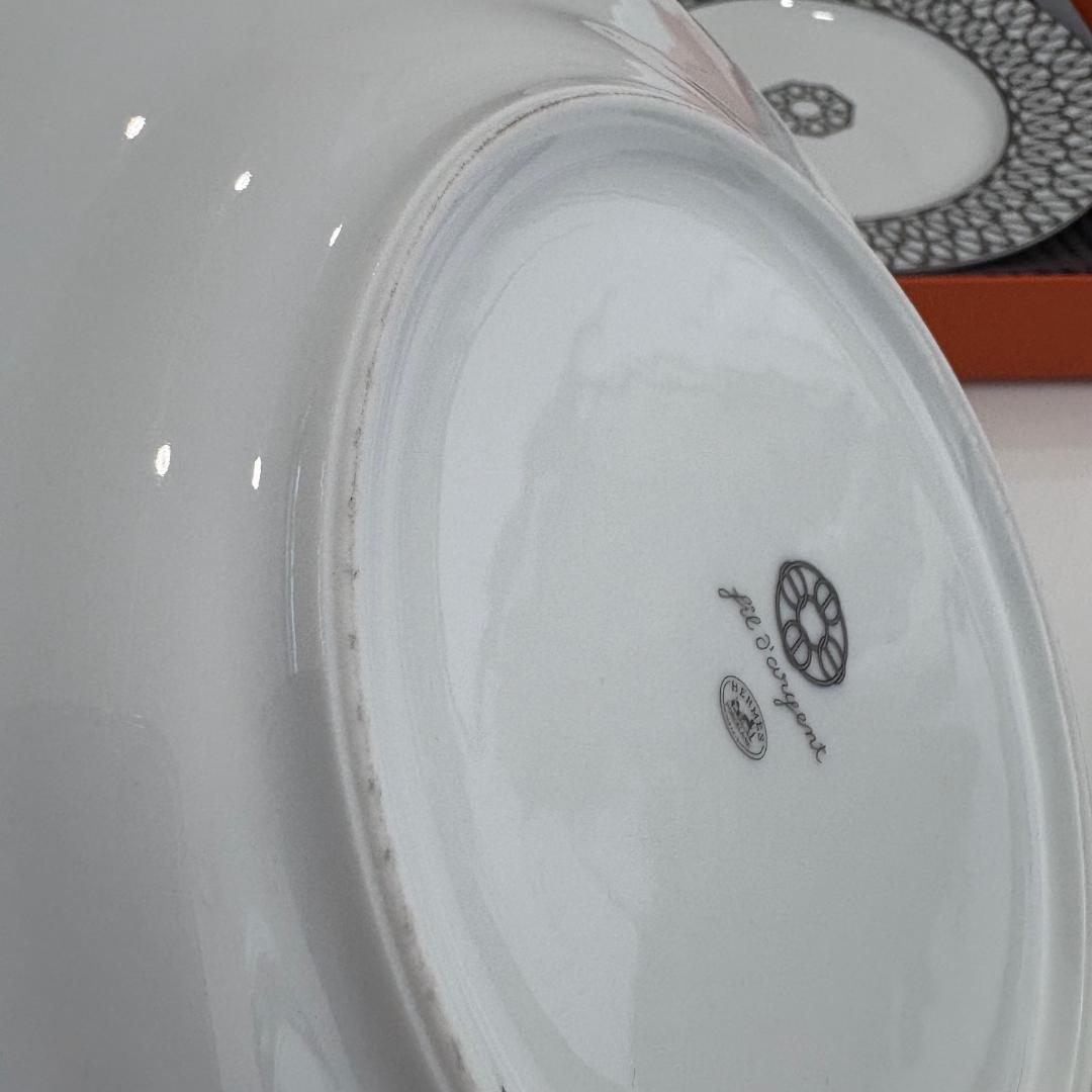 エルメス Fil d'Argent フィルダルジャン プレート 2枚セット