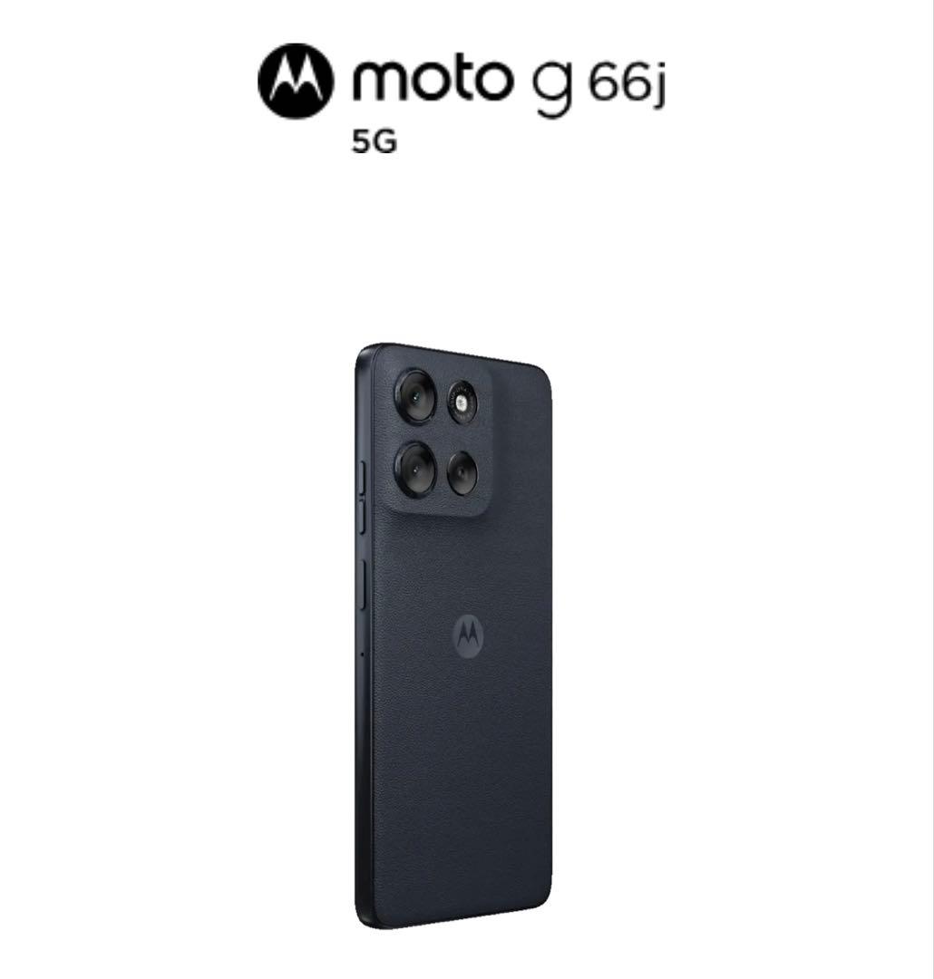 モトローラ moto g66y 5G ブラック　新品同様　未使用品 SIMフリー