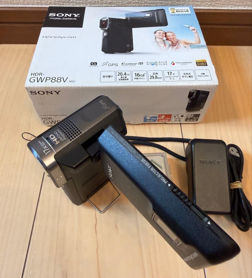 ソニー HDR-GWP88 ビデオカメラ 防水ワイコン　GP-VPT1 多数