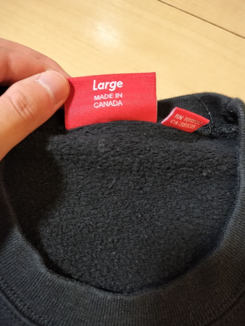 supreme sweat L 美品