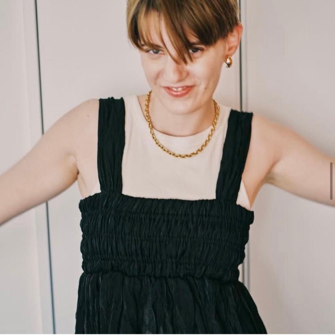 nounless SHEER CRUMPLE LADY TOPS シアートップス