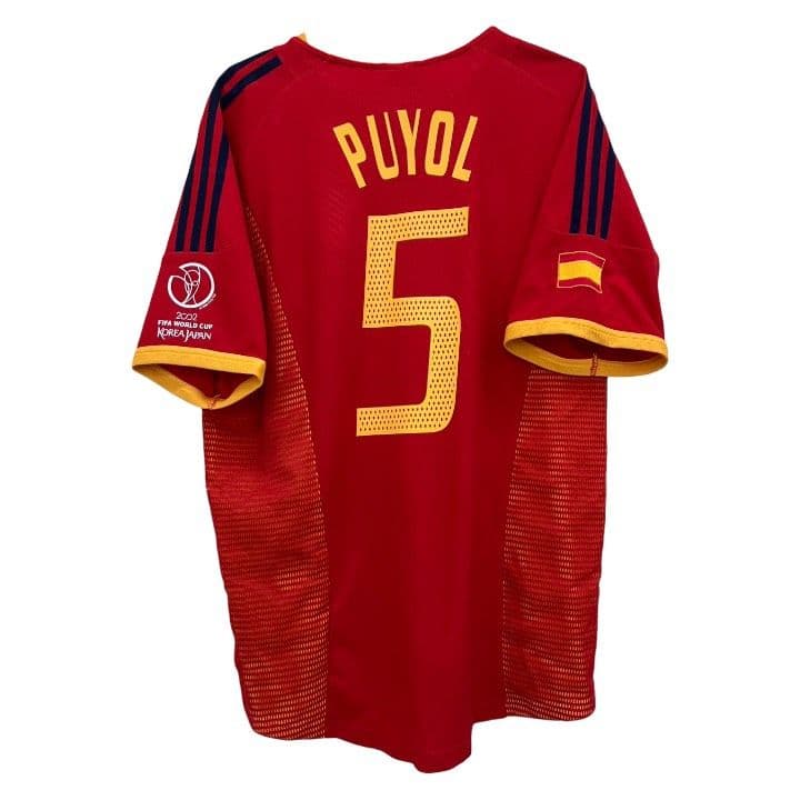 02-03 スペイン代表　プジョル　adidasオフィシャルユニフォーム