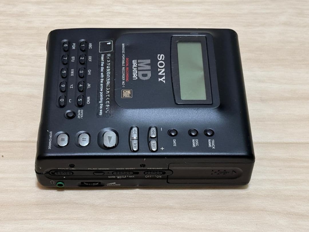 SONY MZ-1 ポータブルMDプレーヤー SONY MD WALKMAN