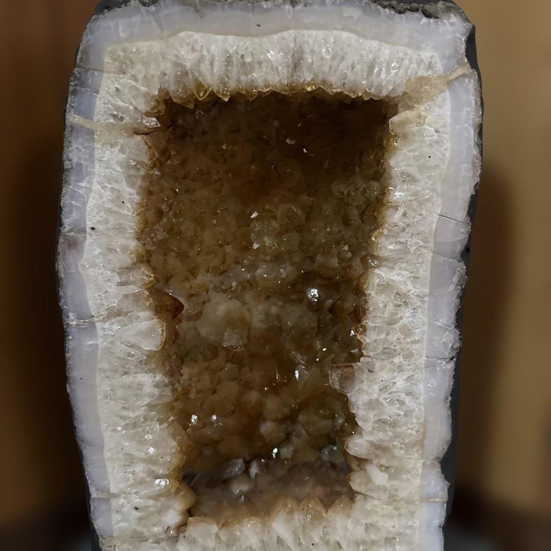 m*ん様 シトリン水晶ドーム