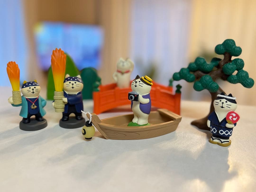 コンコンブル オリジナルマスコット5点＋小物4点 花火大会セット