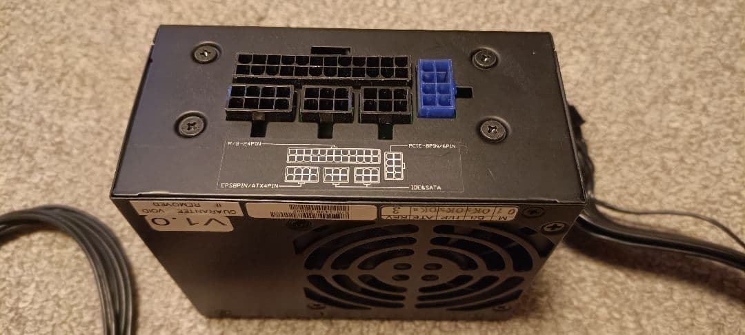 SilverStone SFX 600W 80 PLUS GOLD 電源ユニット