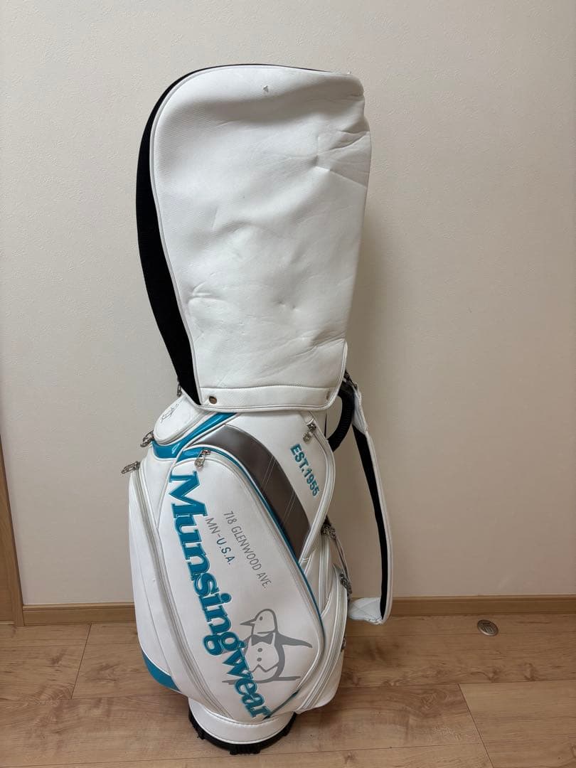 マンシングウェア キャディバッグ 9.5型 6分割 47インチ対応