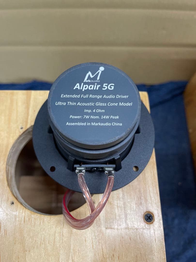 MarkAudio Alpair5G スピーカー搭載 バスレフバックロード