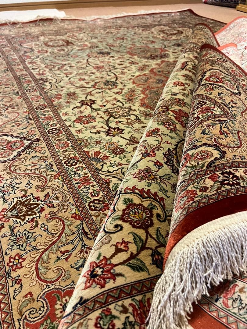 ペルシャ絨毯 208×139cm シルク ガリチェ kashizad