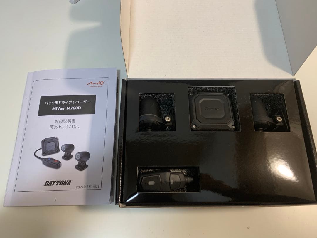 デイトナ　Mio M760D ドライブレコーダー　バイク