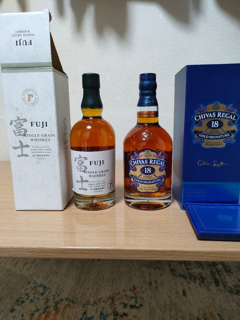 kennです。富士 シングルグレインウイスキー & シーバスリーガル18年