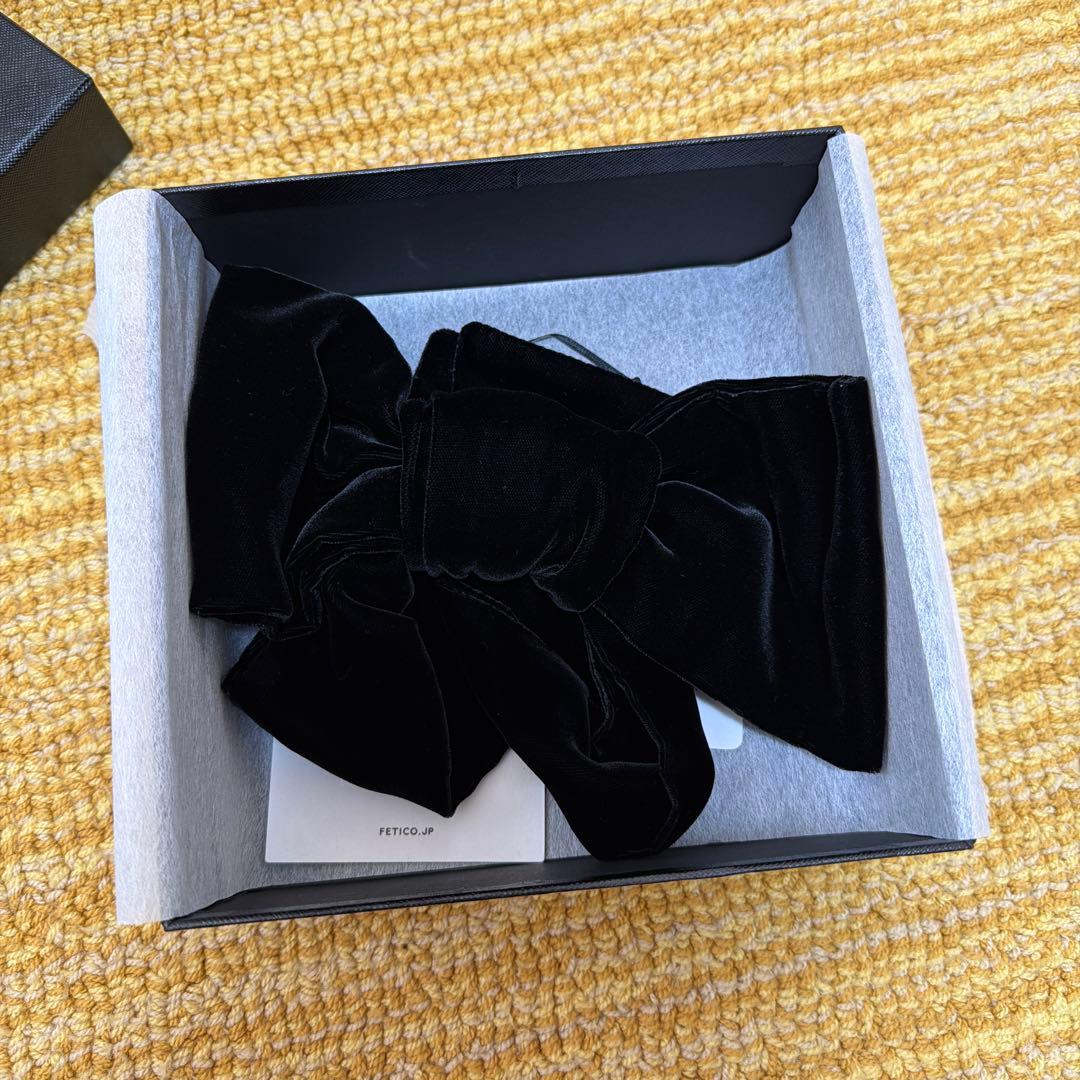 FETICO ベロアリボンバレッタ