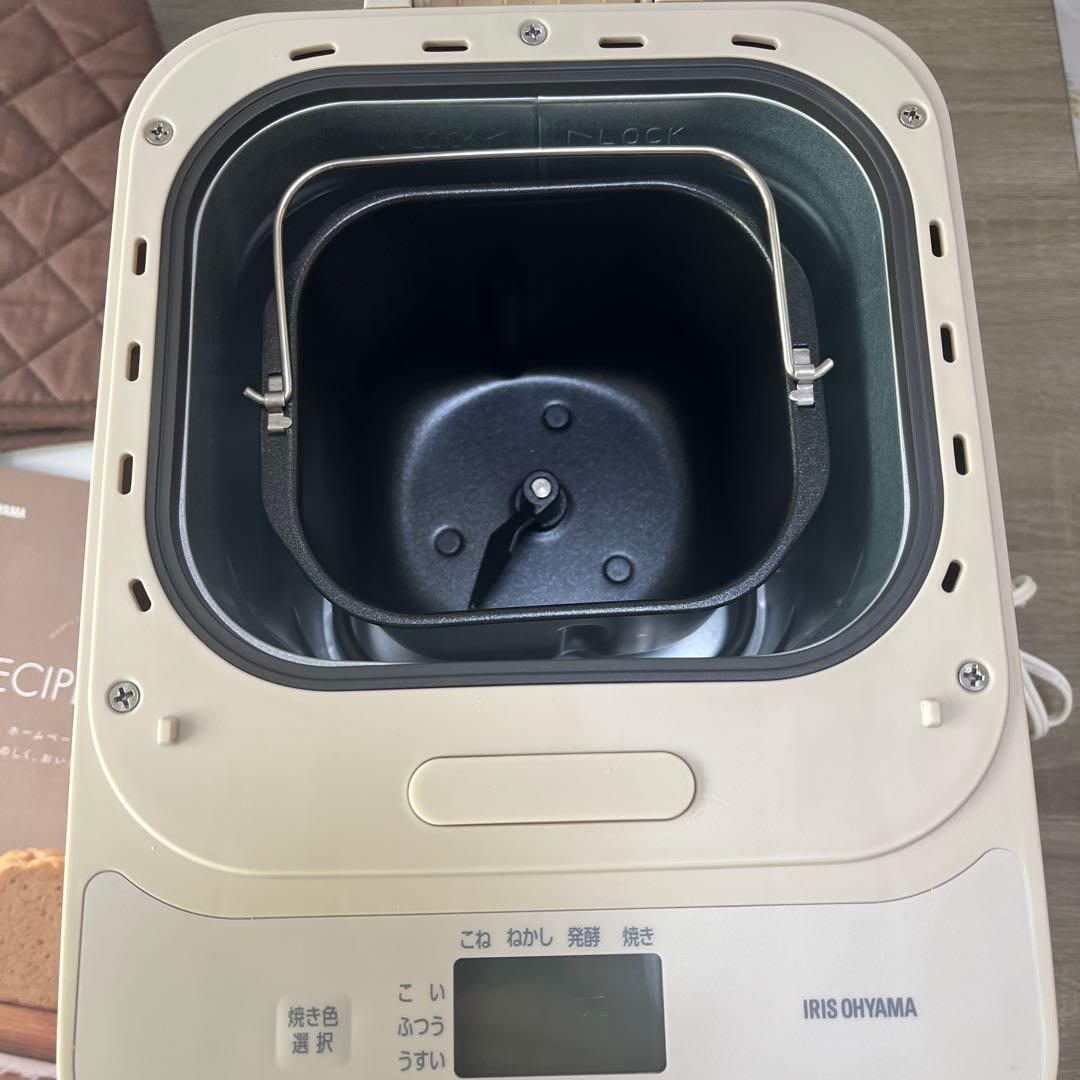 IRIS OHYAMA ホームベーカリー ウッド調