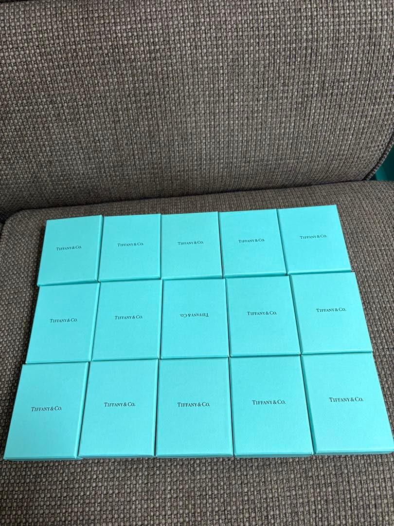国内旧型　美品ティファニー空箱　巾着15セット