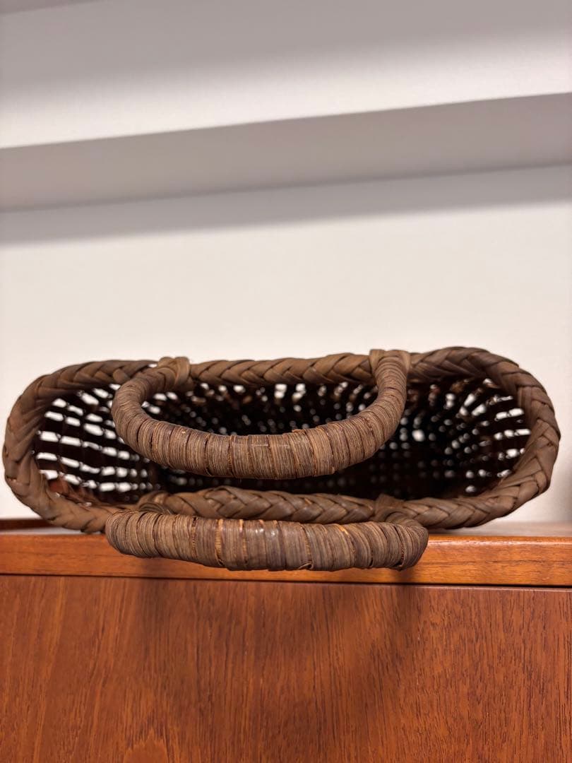 ク*ズ様 特価スタート❗️純国産 山葡萄かごバッグ 籠 山ぶどう 国産 手編み