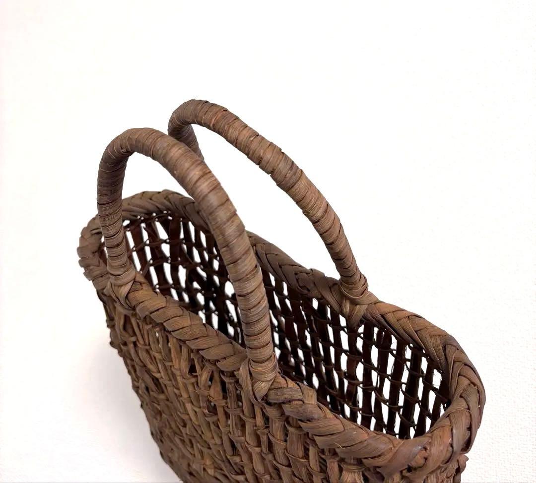 ク*ズ様 特価スタート❗️純国産 山葡萄かごバッグ 籠 山ぶどう 国産 手編み