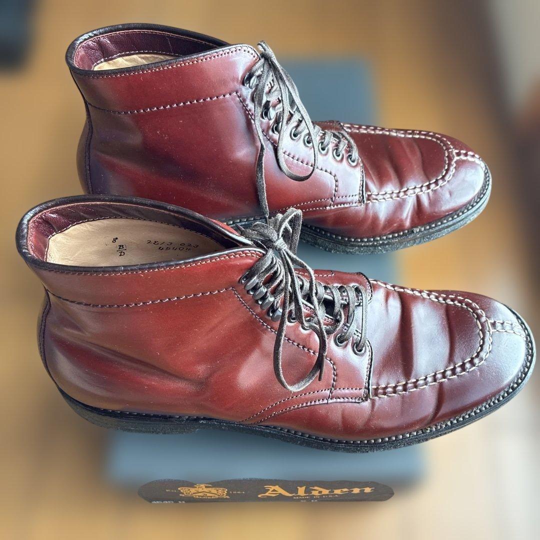 Aldenオールデン4540H タンカーブーツ　コードバン　バーガンディー8Ｄ