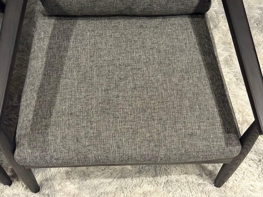 FUJIEI フジエイ　富士栄　アームソファ　リビング　ブラック　2脚　HZ