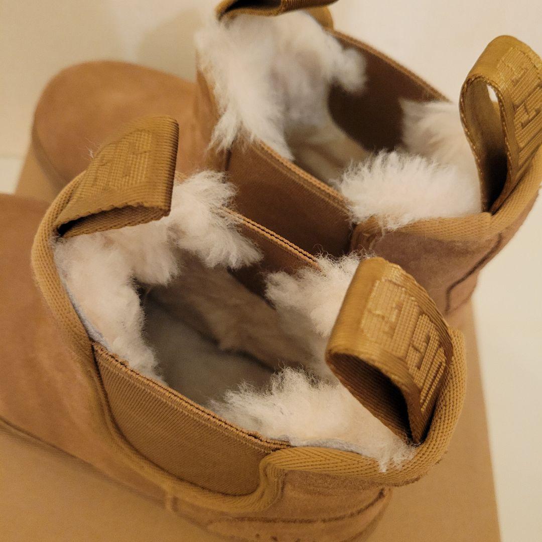 UGG プラットフォームブーツ チェスナット　厚底　6