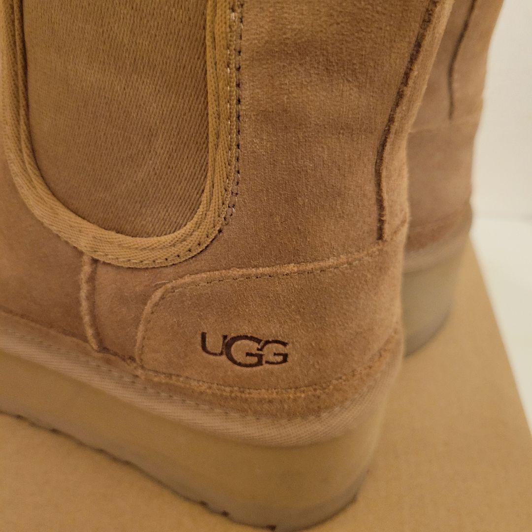 UGG プラットフォームブーツ チェスナット　厚底　6