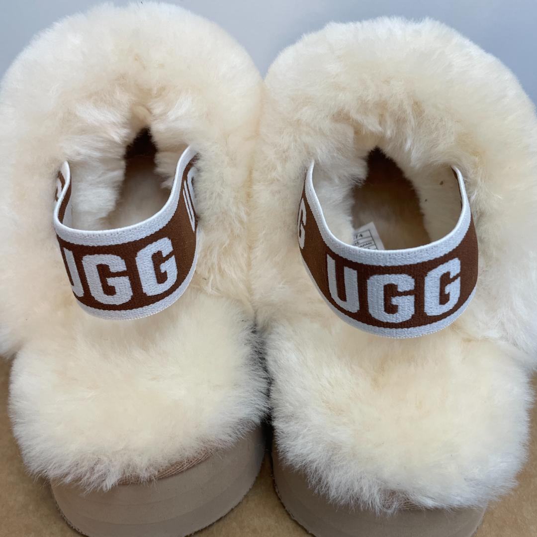 UGG レディース ファンケット 3cm厚底 サンダル クロッグ 24cm