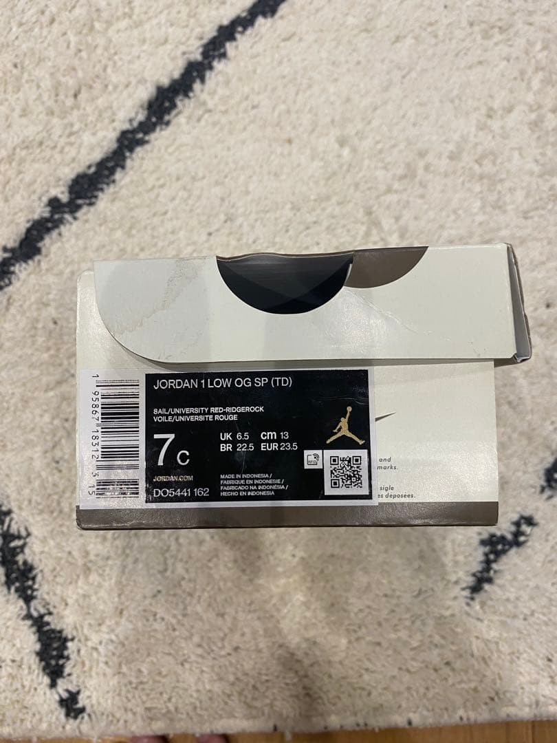 Nike Air Jordan 1 Low グレー/ホワイト/レッド