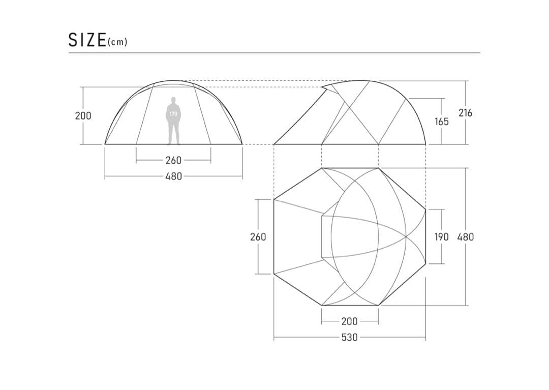 vogelヴォーゲル テント本体未使用品　ラーテルワークス（説明文訂正しました）