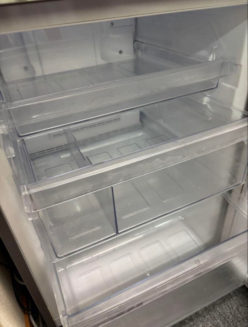 シャープ 冷蔵庫 271L 大きめ2ドア 2017年製　SJ-PD27C-T