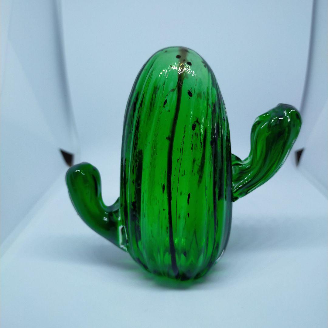 CACTUS GLASS amabro サボテン ガラス オブジェ 3点セット