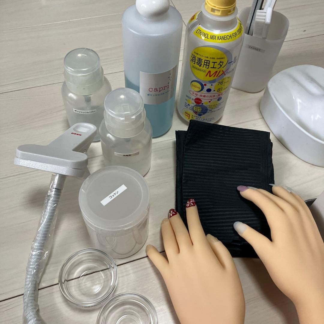 ネイリスト検定3級　セット　ネイルアート用品セット（定価2万円のニッパー付き）