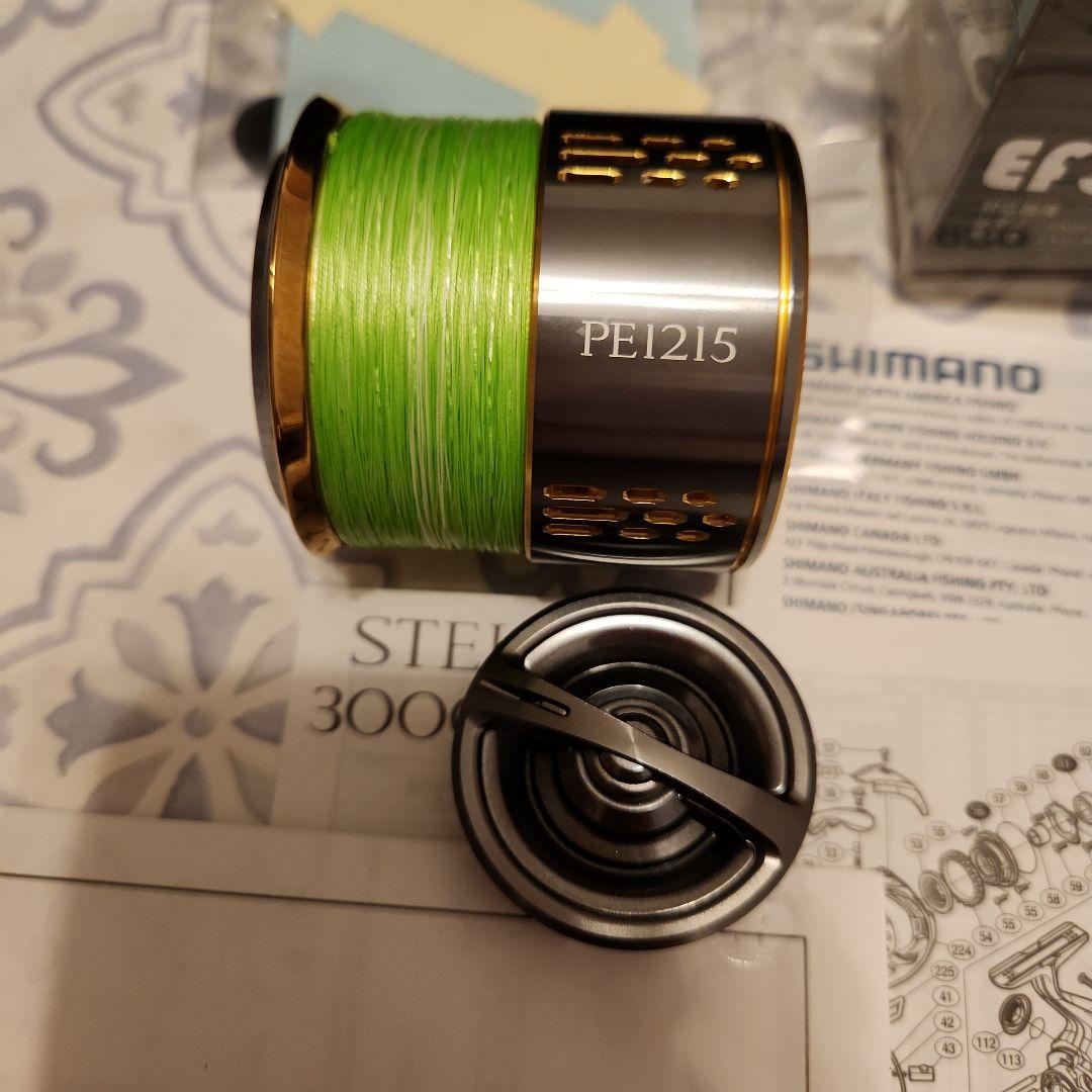 シマノ　18ステラ 4000 カスタムパーツ付き