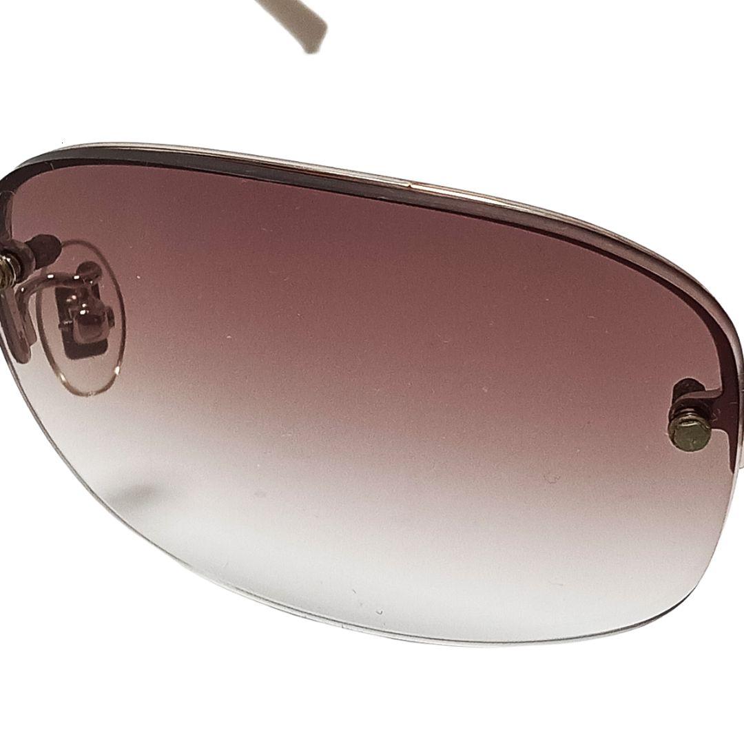 プラダ PRADA サングラス ゴールド ベージュ ハーフリム 男女兼用