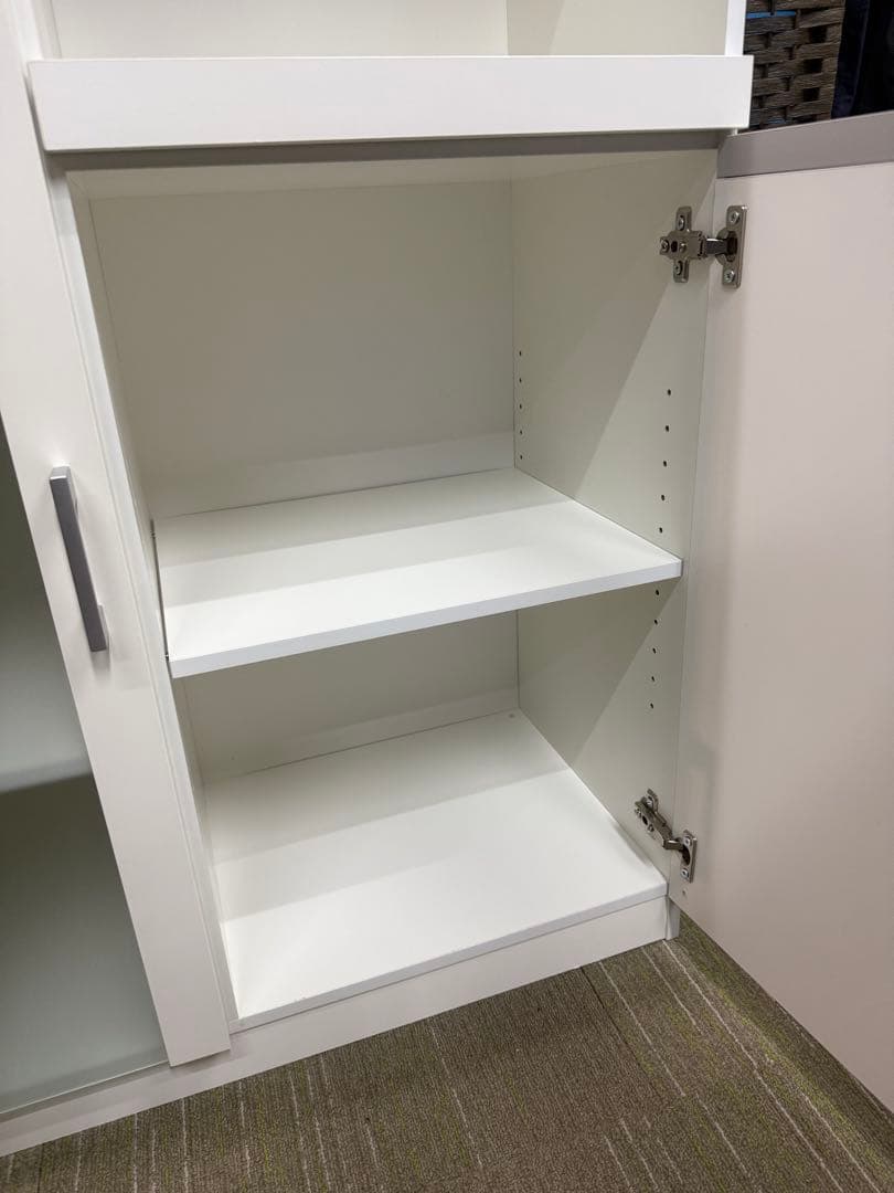 【美品】ニトリ　レンジ台　（フォルムN RE1275 WH）　レンジボード