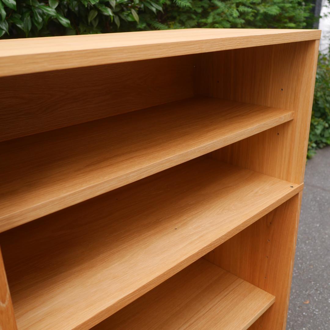 無印良品 MUJI スタッキングキャビネット オーク材 4段シェルフ 収納