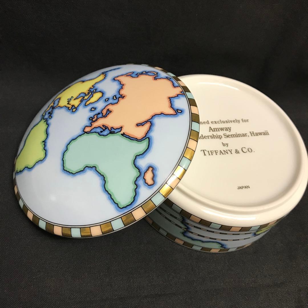 【未使用品】［Tiffany＆Amwayコラボ］『陶器製 ボンボニエール』箱無し
