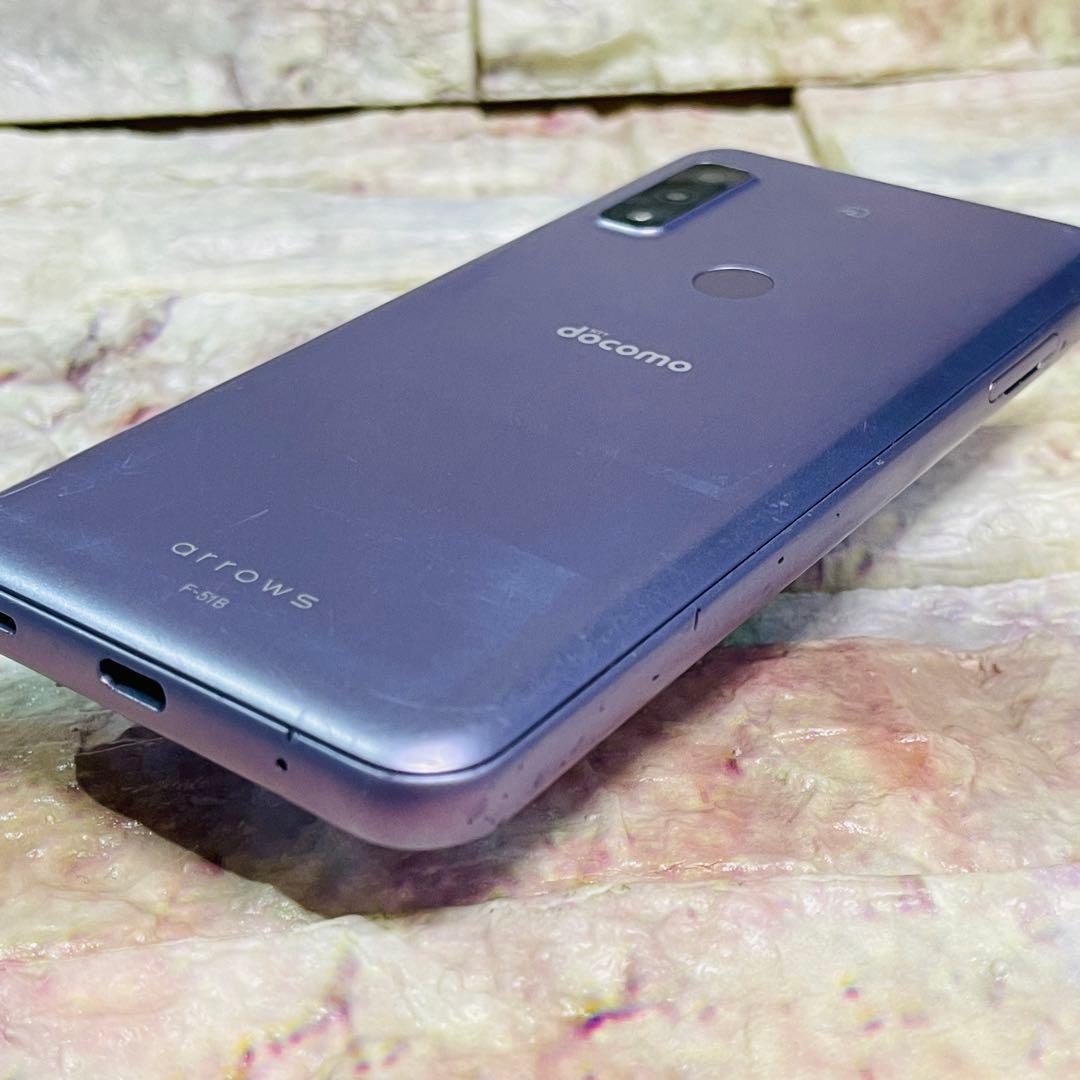 SIMフリー arrows We 64GB パープル 電池良好