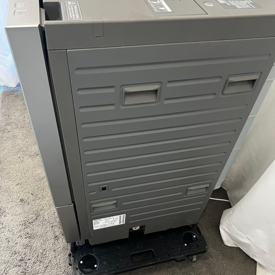 135⭕️ドラム式洗濯機　パナソニック　大容量　10キロ　キューブル　黒　設置無料