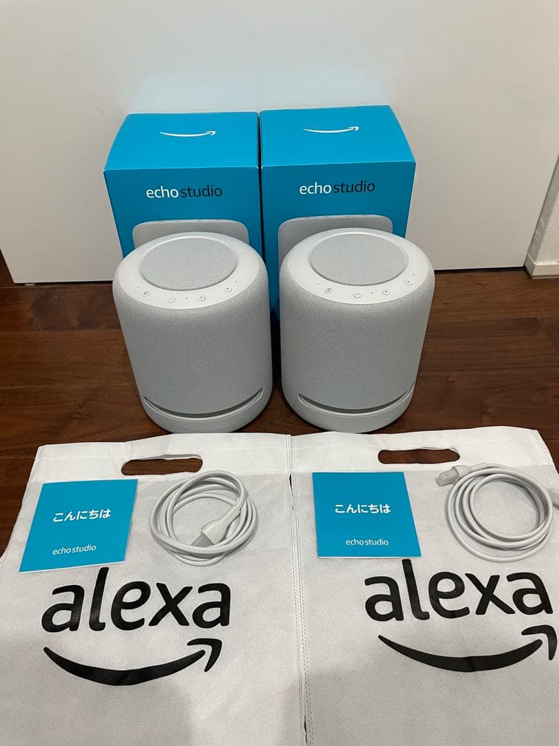 【美品・箱付き】Amazon Echo Studio ホワイト