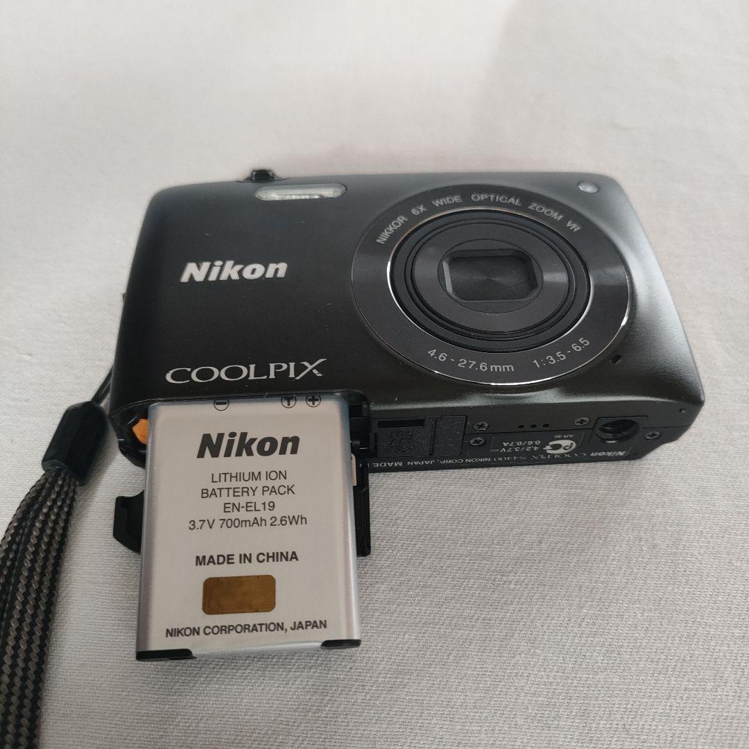 Nikon CooIpix S400 デジタルカメラ ブラック