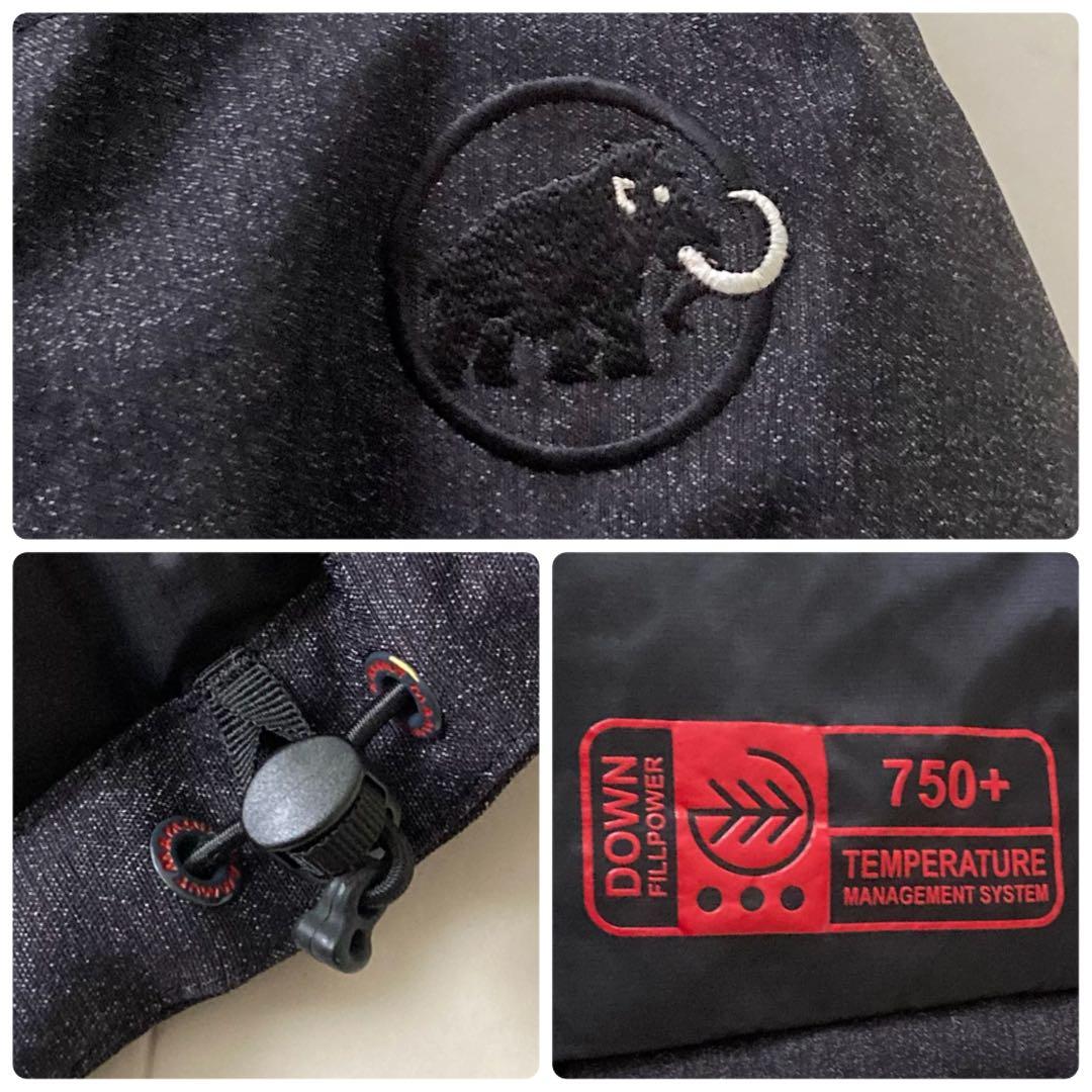 美品/L Mammut SERAC Down Hoody Herringbone