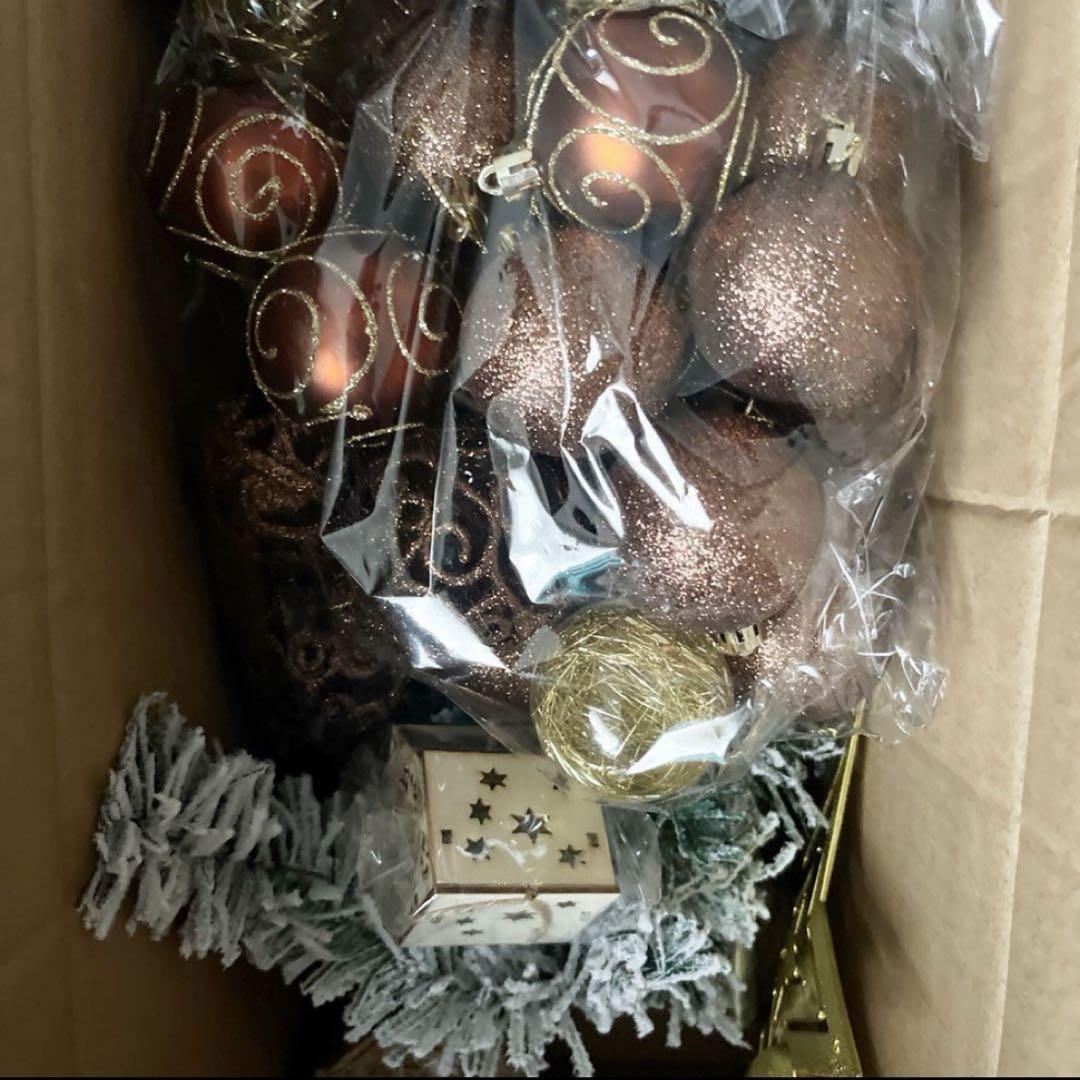 クリスマスツリー クリスマス 飾り 150cm 雪化粧 クリスマスツリーセット