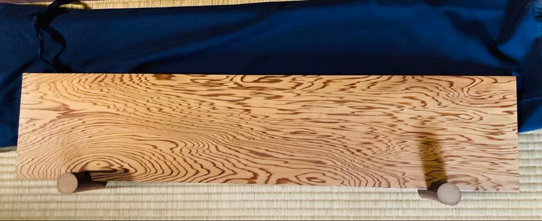 茶道　木目が美しい　吉野杉結界　藤五作　ほぼ新品　専用箱&収納袋付き