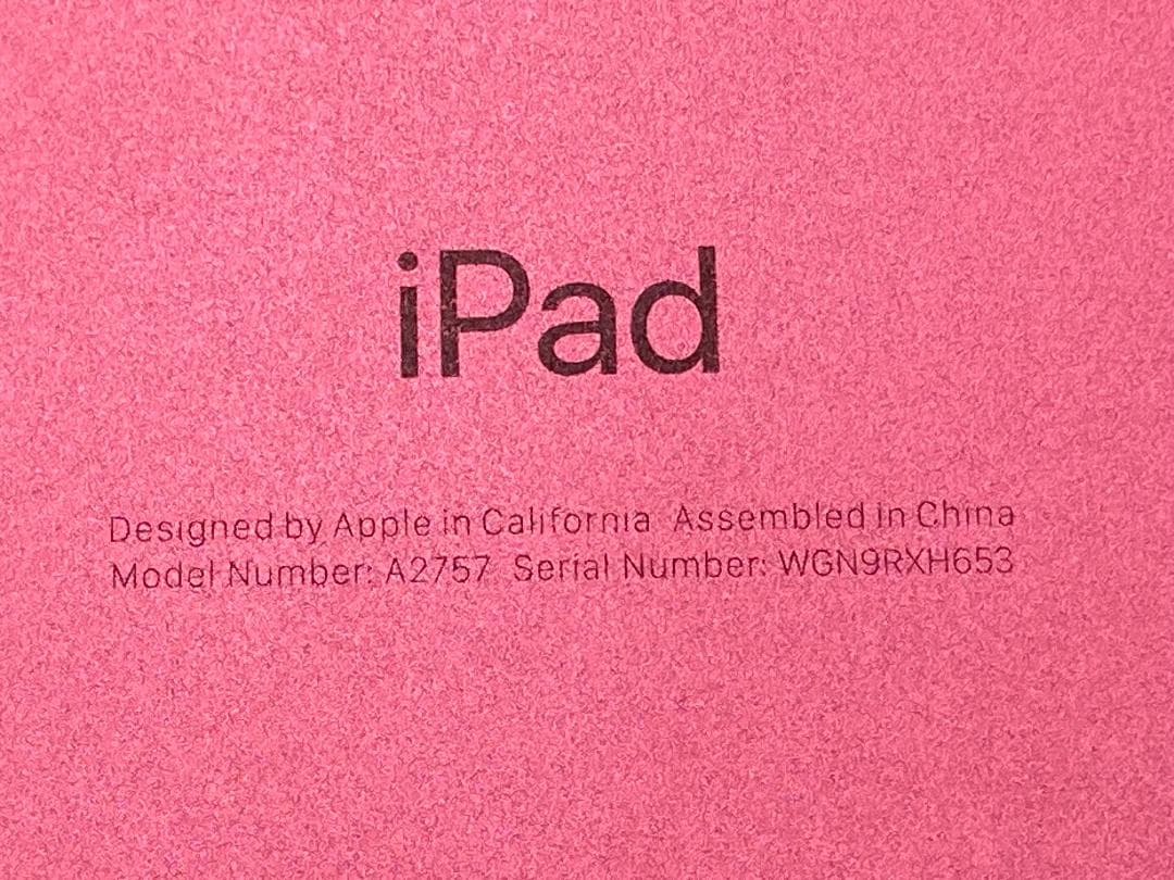 ★美品★iPad（第10世代）SIMフリー10.9型64GB MQ6M3J