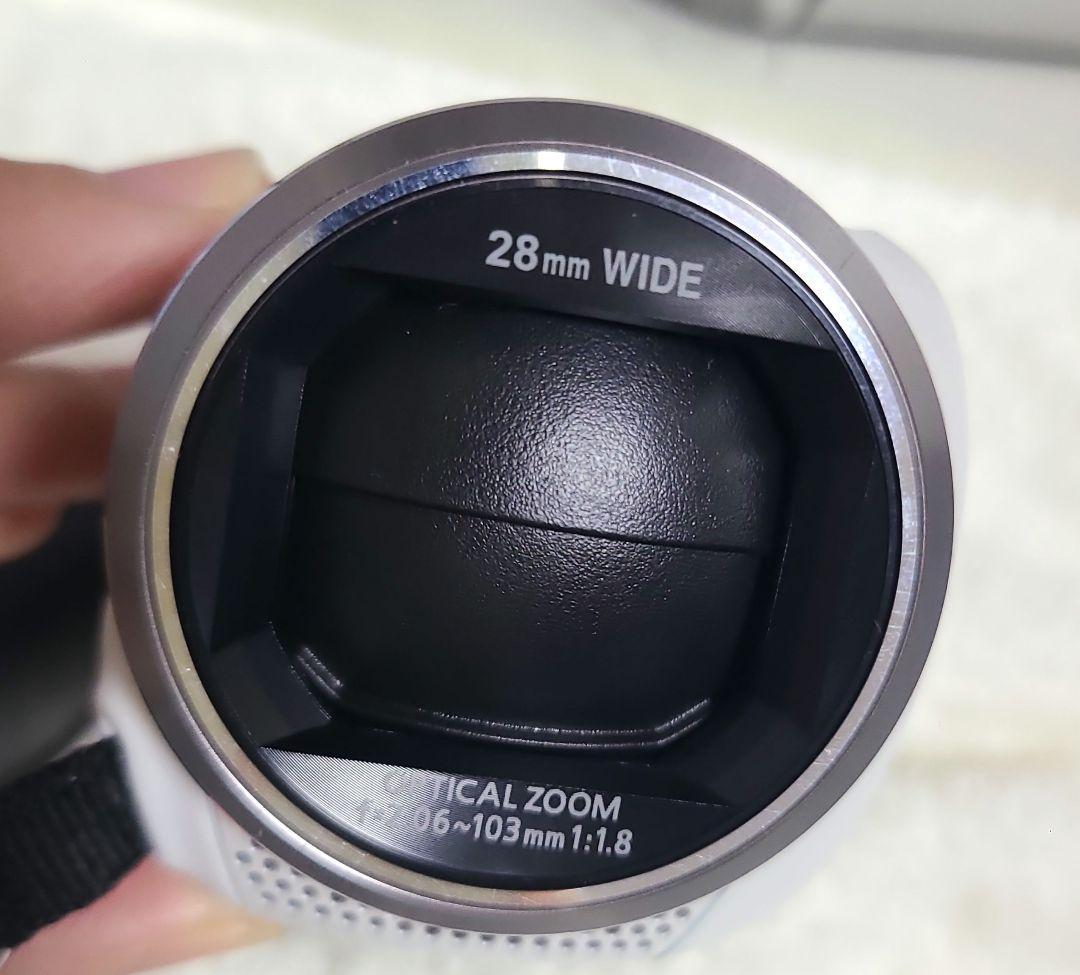 Panasonic HC-V480MS ホワイト ビデオカメラ