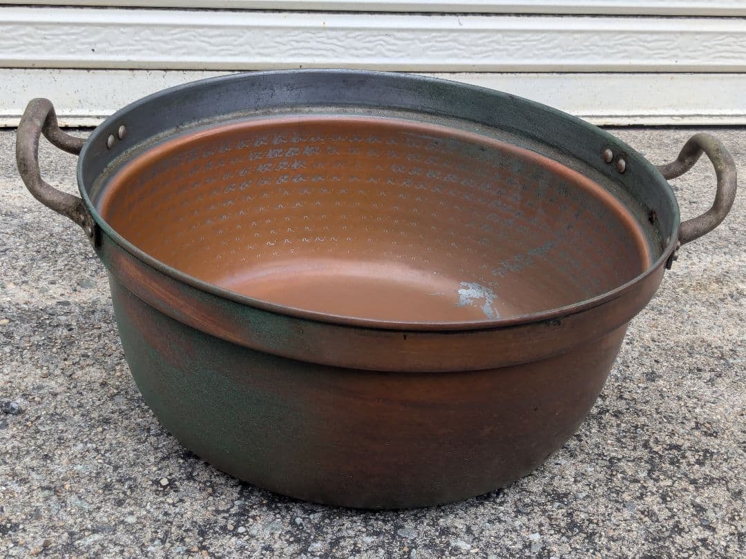銅製 両手鍋 36cm アンティーク ヴィンテージ