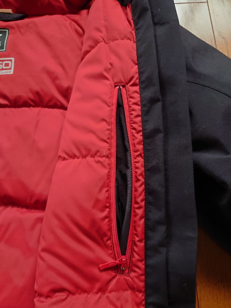 シマノXEFO.GORE-TEX フード付ダウンレインウェア ブラックＬＬサイズ